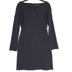 open lace back dress Theory Pleated Dress Light Weight Poplin